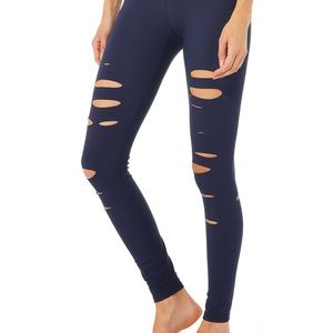 Alo Yoga High-Waist Ripped Warrior Legging